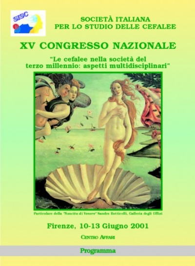 XV National SISC Congress - "Headache in the Third Millennium Society: multidisciplinary aspects"