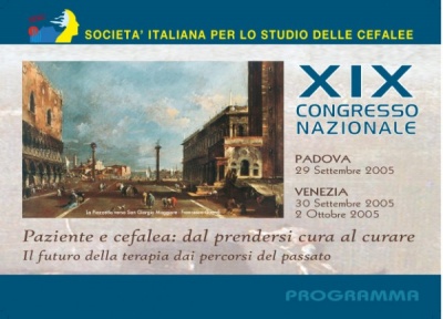XIX National SISC Congress - Patient and headache: from care to cure